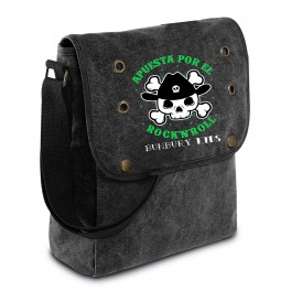 Bolso bunbury "Apuesta por el rock&roll boy" lona