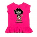 Vestido de bunbury niña manga corta Calavera