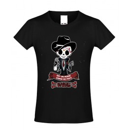 Camiseta manga corta chica héroe