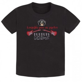 Camiseta manga corta Loquito por su padre